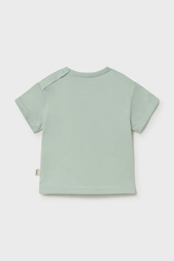 Mayoral Newborn tricou din bumbac pentru bebeluși 1077.2A.Newborn.PPY2 verde SS26