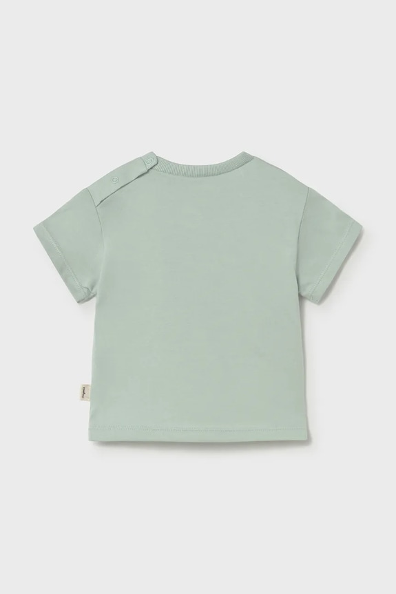 Mayoral Newborn tricou din bumbac pentru bebeluși 1077.2A.Newborn.PPY2 verde SS26