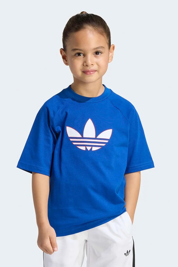 adidas Originals T-shirt Παιδικό Βαμβακερό σκούρο μπλε KD5749