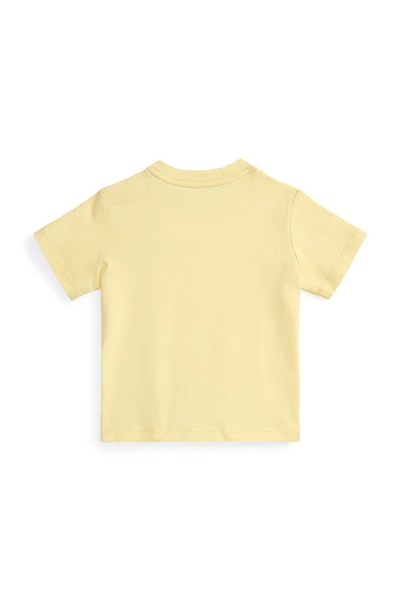 Detské bavlnené tričko Polo Ralph Lauren 320832904509 žltá SS26