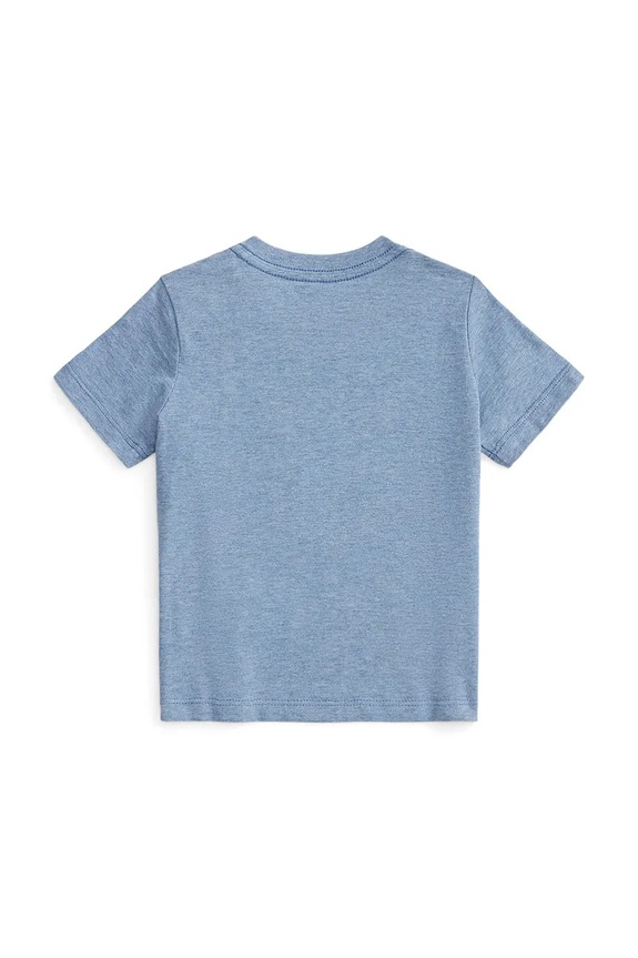 Polo Ralph Lauren t-shirt bawełniany niemowlęcy 320832904511 niebieski SS26