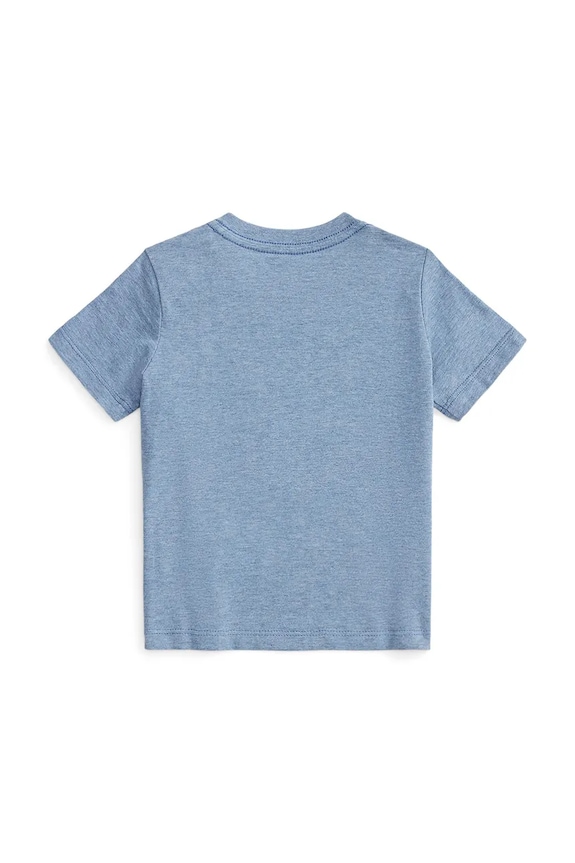 Polo Ralph Lauren t-shirt bawełniany niemowlęcy 320832904511 niebieski SS26