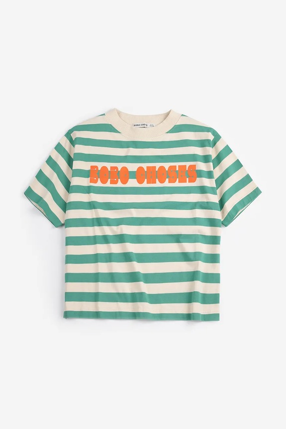 Detské bavlnené tričko Bobo Choses Bobo Choses Modern 126AC136 zelená SS26