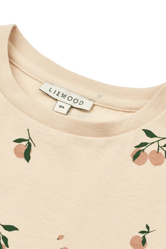 Dječaci Dječja pamučna majica kratkih rukava Liewood Apia Printed Shortsleeve T-shirt LW20670.PPY2 bež