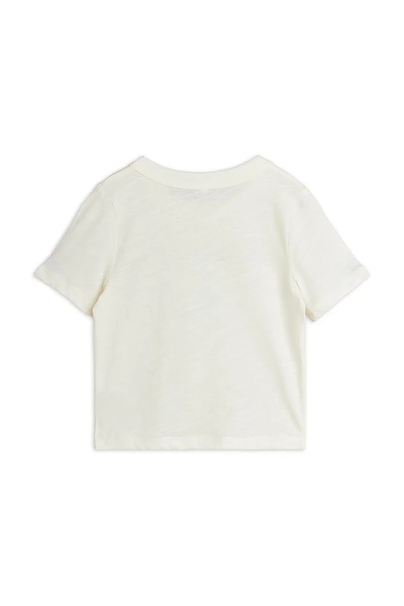 Mini Rodini t-shirt per bambini in cotone Alien City FC 26220117 beige SS26