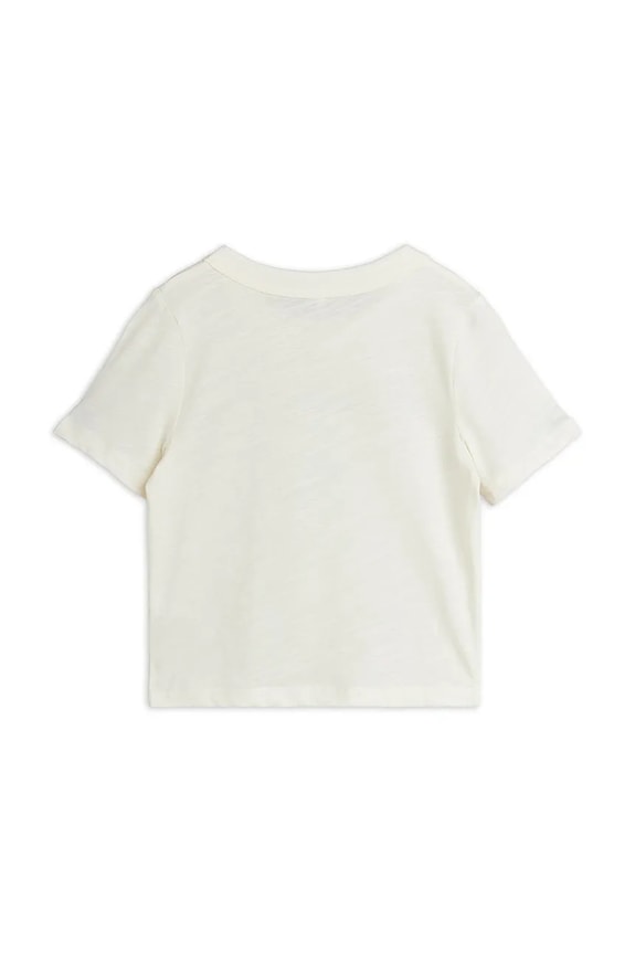 Mini Rodini t-shirt per bambini in cotone Alien City FC 26220117 beige SS26