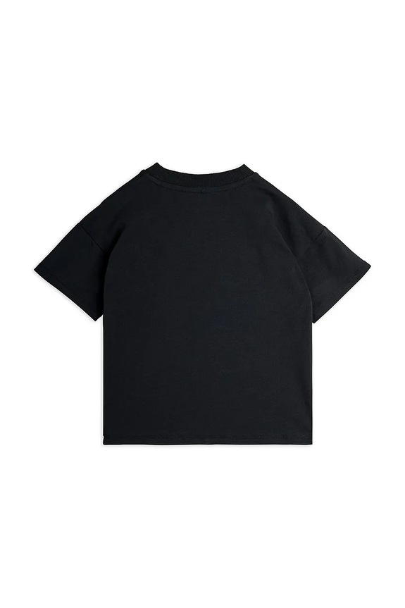 BIMBA Mini Rodini t-shirt per bambini con cotone Planet 26220140 nero