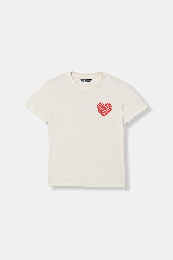 The North Face tričko detské bavlnené G BRAND PROUD RELAXED SS TEE béžová NF0A8G1QQLI1