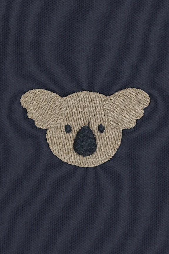 Детска памучна тениска Donsje Jarne T-shirt Koala тъмносин 4081802.98.116