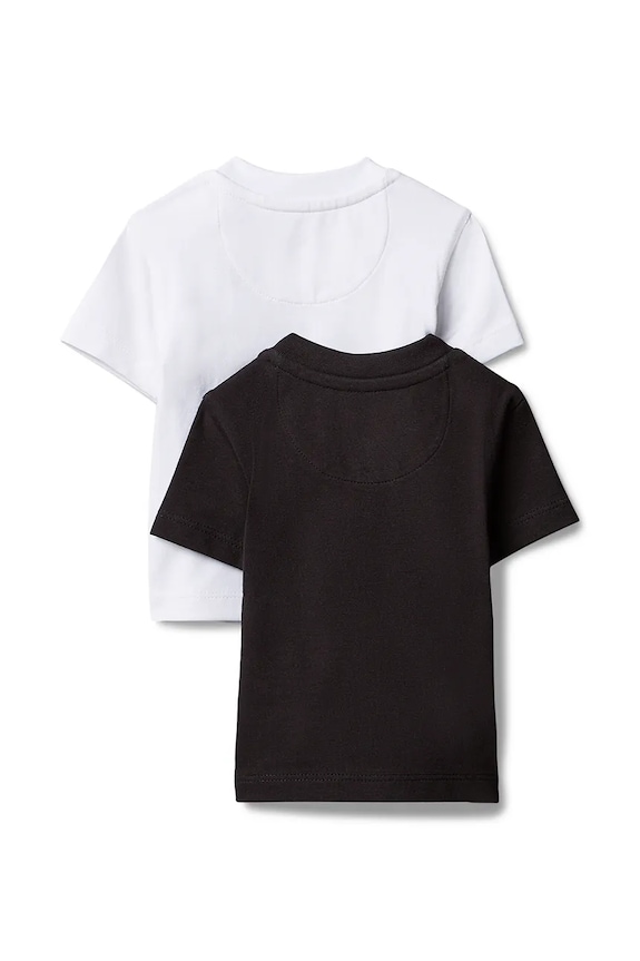 Calvin Klein Jeans T-shirt niemowlęcy z bawełną 2-pack LVCKSJI17B.PPY2 biały SS26