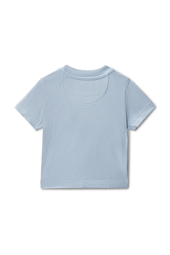 Calvin Klein Jeans T-shirt niemowlęcy z bawełną LVCKSJA52B.PPY2 niebieski SS26
