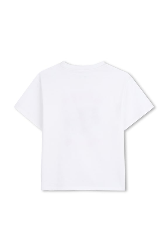 Dječja pamučna majica kratkih rukava Kenzo Kids K61676.114.150 bijela SS26