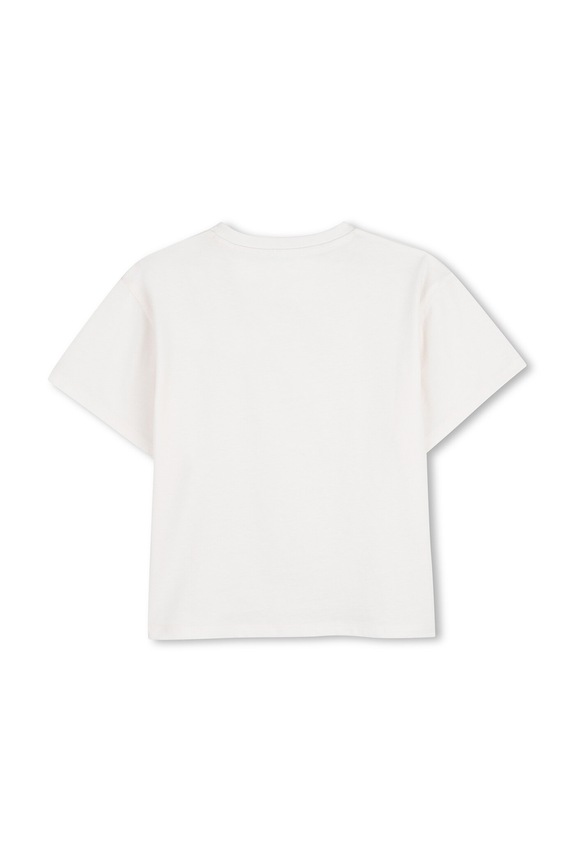 Dječja pamučna majica kratkih rukava Kenzo Kids K61681.114.150 bijela SS26