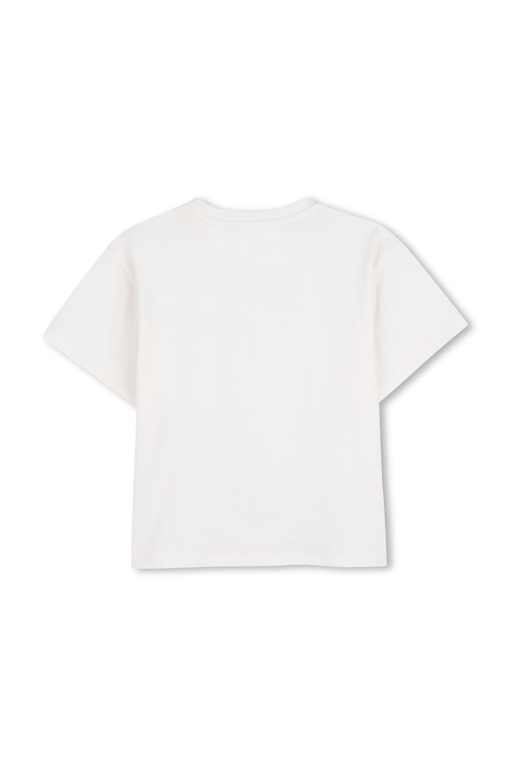 Dječja pamučna majica kratkih rukava Kenzo Kids K61681.114.150 bijela SS26