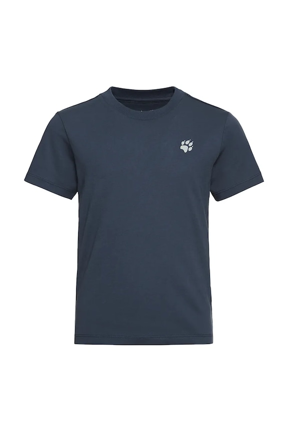 Jack Wolfskin t-shirt Παιδικό βαμβακερό PAW T K A65937.104.152 σκούρο μπλε SS26