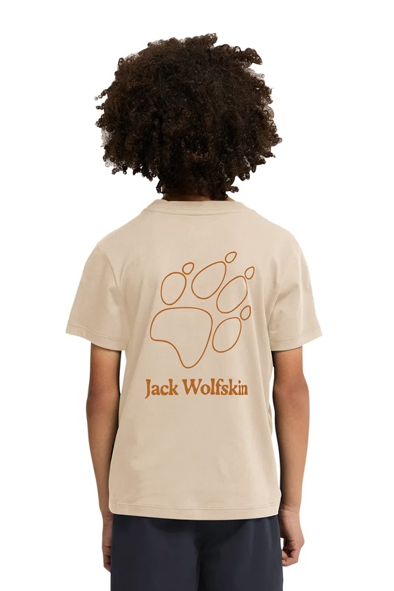Jack Wolfskin t-shirt παιδικό βαμβακερό PAW T K A65937.104.152