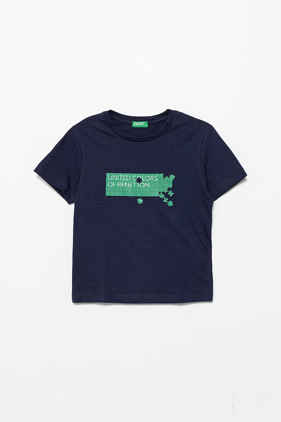 United Colors of Benetton тениска за деца от памук тъмносин 3I1XC10S4.G.Stagionale