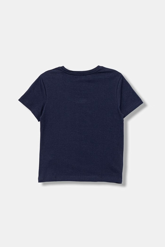 United Colors of Benetton тениска за деца от памук 3I1XC10S4.G.Stagionale тъмносин SS26