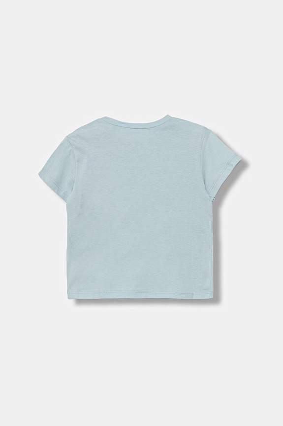United Colors of Benetton tricou pentru copii bumbac 3I1XA1076.W.Stagionale albastru SS26