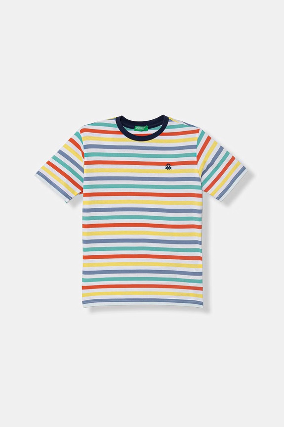United Colors of Benetton tricou copii din bumbac multicolor 39IAC10S8.G.Stagionale