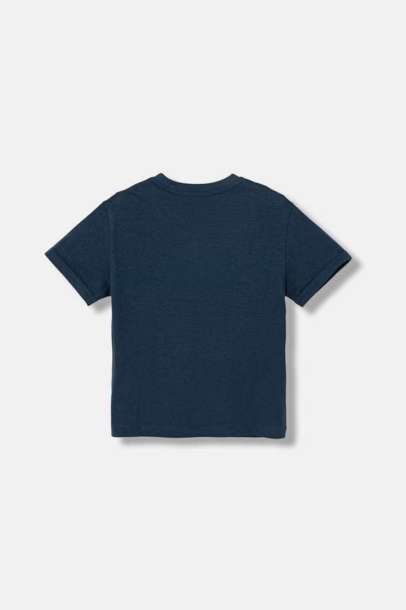 United Colors of Benetton tricou pentru copii, cu bumbac 34I0C10T9.G.Stagionale bleumarin SS26