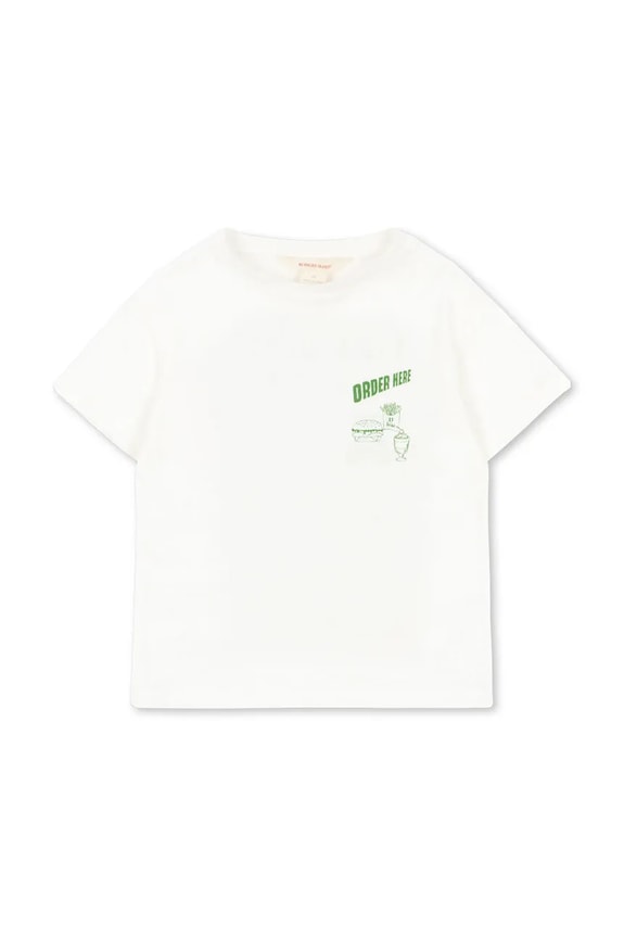 Konges Sløjd tričko detské ERA TEE OCS KS105359.PPY2 biela SS26