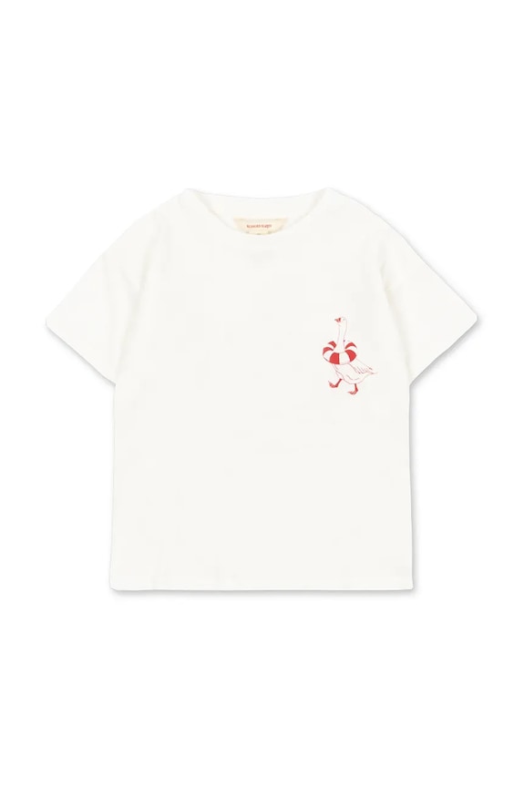 Konges Sløjd тениска за деца ERA TEE OCS KS105359.PPY2 бял SS26