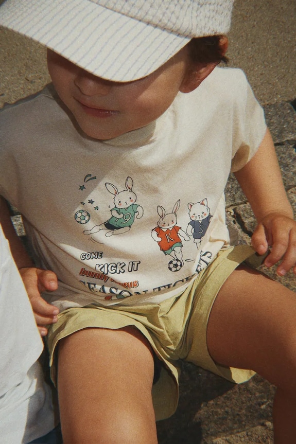 Konges Sløjd t-shirt παιδικό βαμβακερό FAMO TEE GOTS KS105370.PPY2