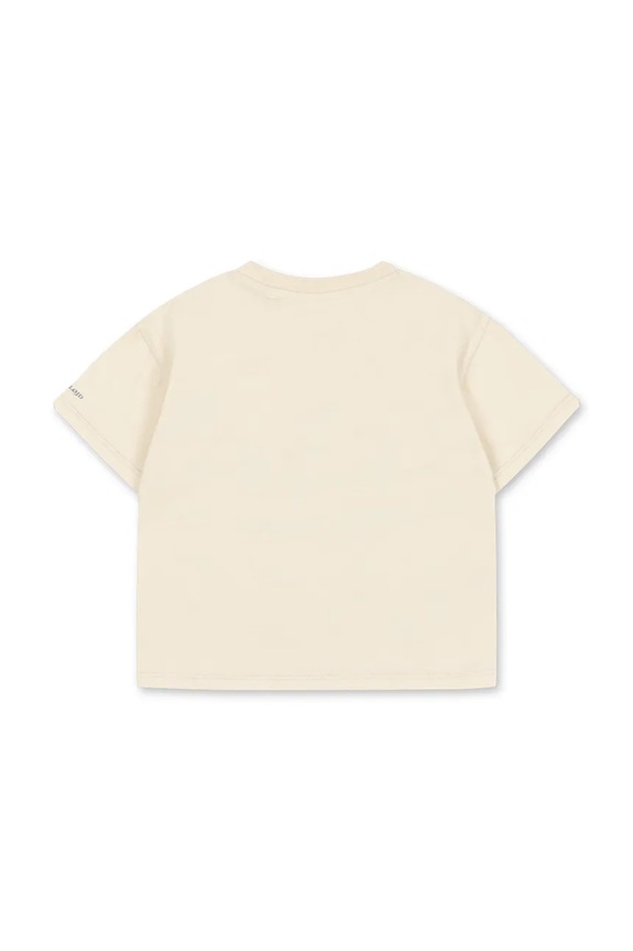 Αγορίστικα Konges Sløjd t-shirt παιδικό βαμβακερό FAMO TEE GOTS KS105370.PPY2 μπεζ