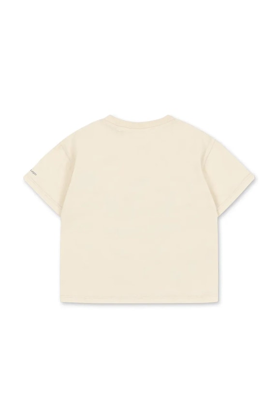 Αγορίστικα Konges Sløjd t-shirt παιδικό βαμβακερό FAMO TEE GOTS KS105370.PPY2 μπεζ