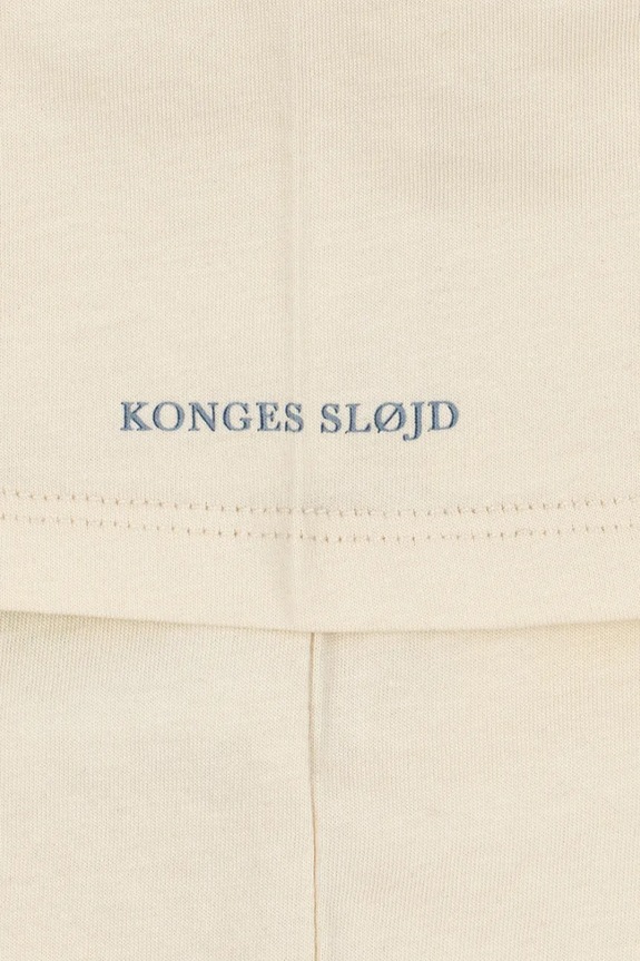 Konges Sløjd t-shirt παιδικό βαμβακερό FAMO TEE GOTS KS105370.PPY2 μπεζ
