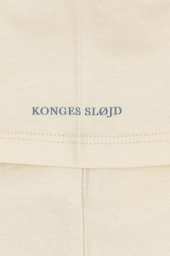 Konges Sløjd t-shirt παιδικό βαμβακερό FAMO TEE GOTS KS105370.PPY2 μπεζ