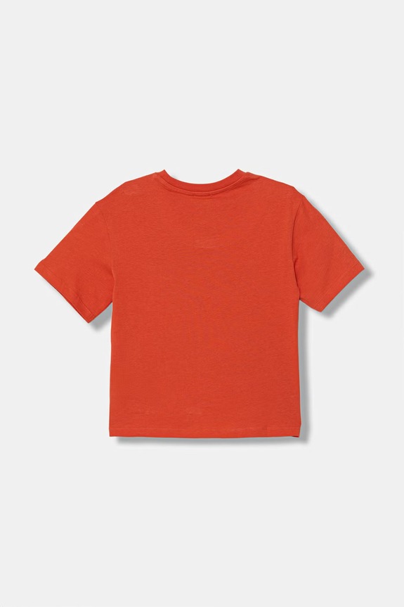 United Colors of Benetton t-shirt παιδικό βαμβακερό 3I1XC10TV.G.seasonal πορτοκαλί SS26