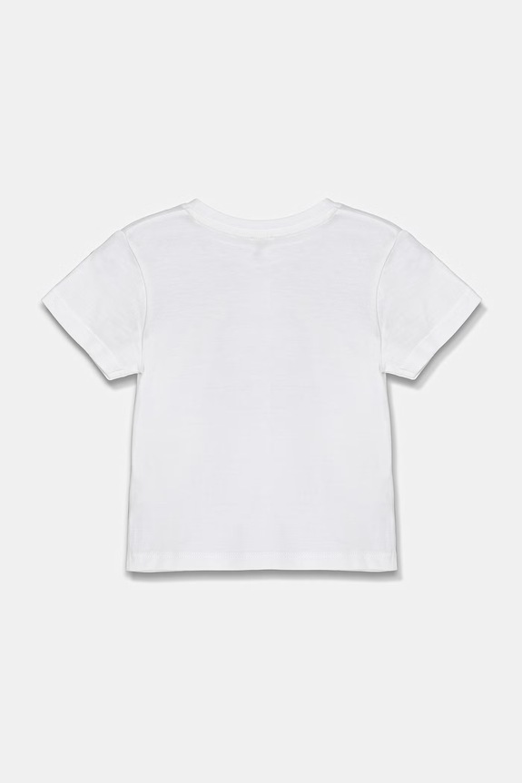 United Colors of Benetton majica za djecu od pamuka 3I1XA1078.W.seasonal bijela SS26
