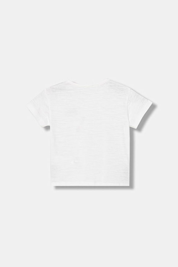 United Colors of Benetton t-shirt παιδικό βαμβακερό 3SDLA107A.W.seasonal λευκό SS26