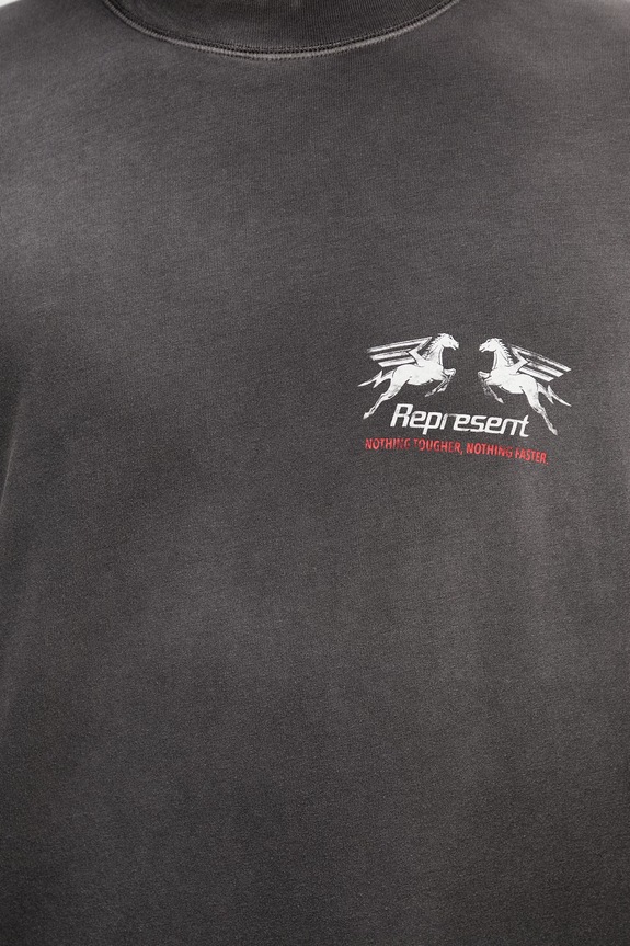 Represent 24 HOUR SERVICE tričko bavlněné pánské šedá MLM100768.04