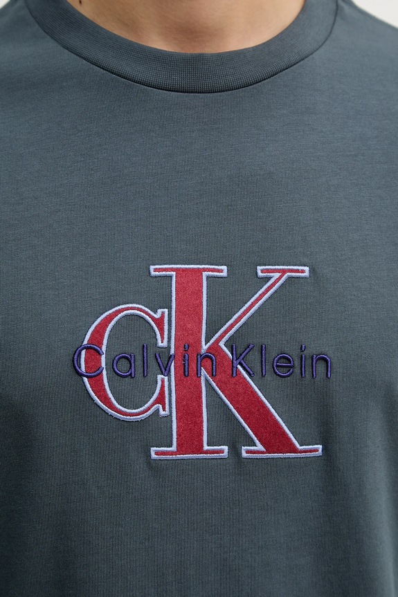 Calvin Klein Jeans tricou din bumbac LV04RE815G gri