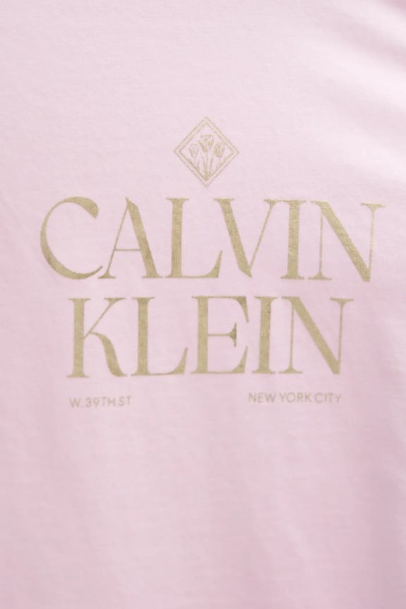 Calvin Klein Jeans tricou din bumbac LV14RE801G roz