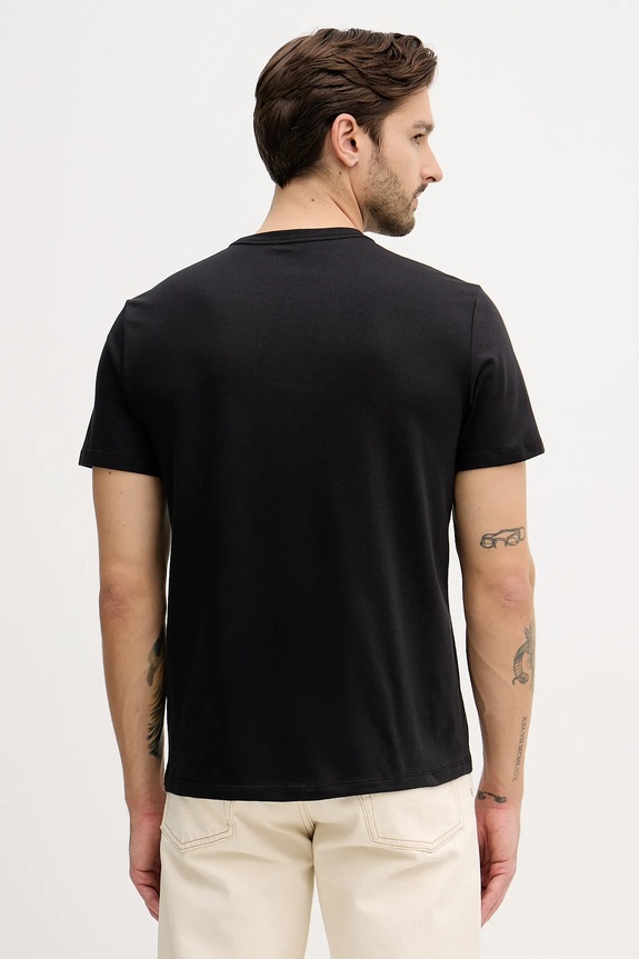 Ρούχα Βαμβακερό μπλουζάκι Calvin Klein Jeans LV14RE816G μαύρο
