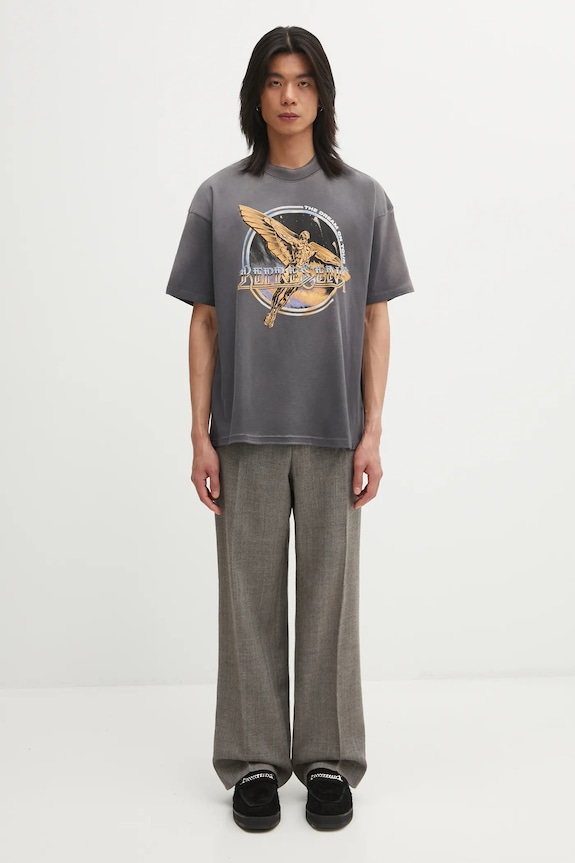 Represent t-shirt bawełniany Golden Tour MLM100823.46 szary