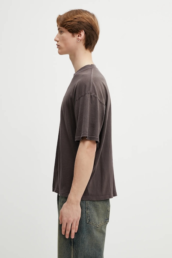 Represent tricou din bumbac England MLM100873.17 maro SS26