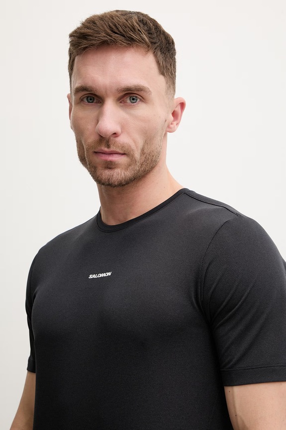 Salomon t-shirt treningowy SHKout czarny LC2423700