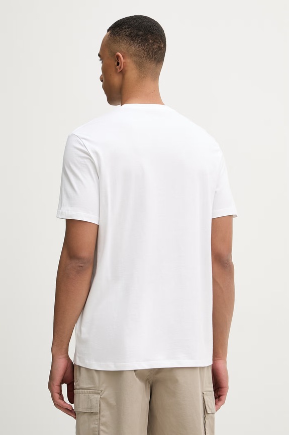 Ρούχα Calvin Klein Jeans t-shirt Ανδρικό βαμβακερό LV04RB866G λευκό