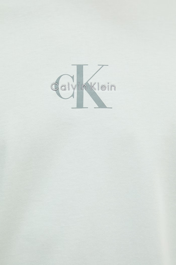 Calvin Klein Jeans Tricou bărbătesc de bumbac LV04RB866G turcoaz