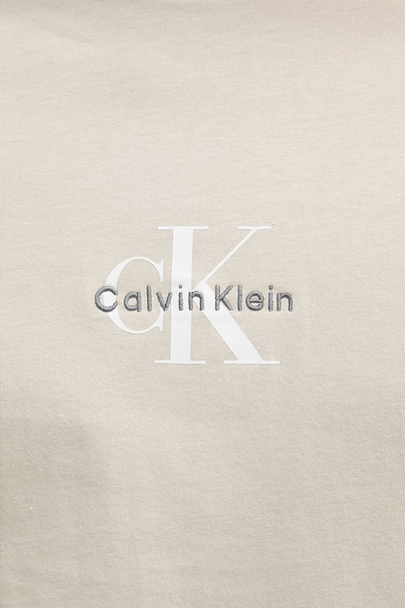 Calvin Klein Jeans t-shirt męski bawełniany LV04RB866G beżowy