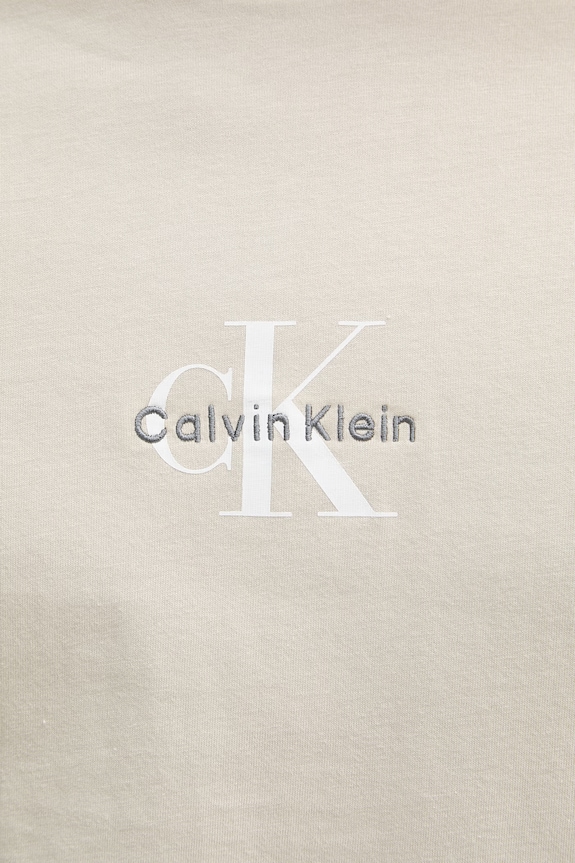 Calvin Klein Jeans t-shirt męski bawełniany LV04RB866G beżowy