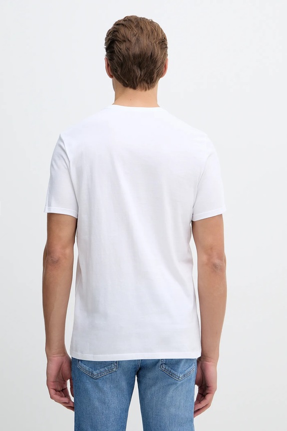 Odzież Calvin Klein Jeans t-shirt bawełniany LV14RE818G biały