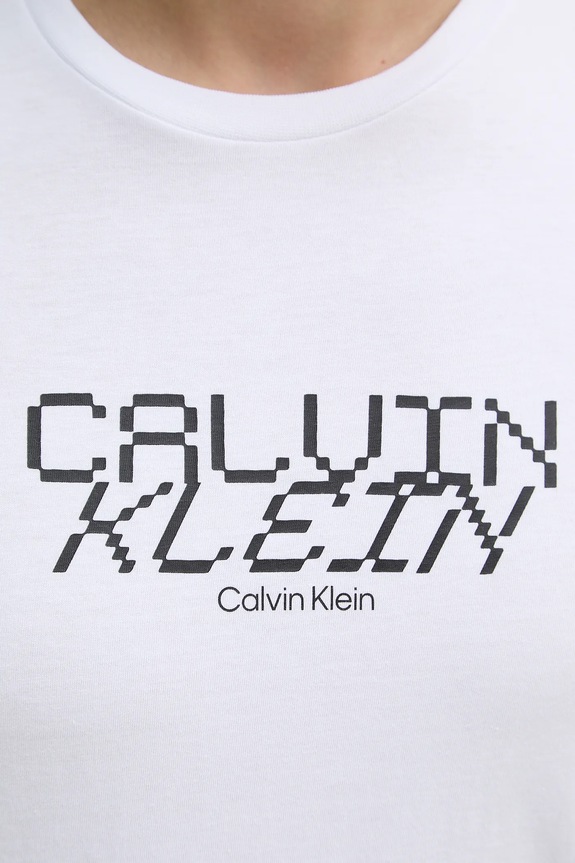 Calvin Klein Jeans t-shirt bawełniany LV14RE818G biały