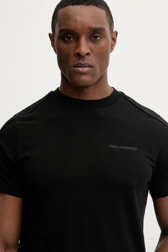 Karl Lagerfeld t-shirt fekete 561221.755036