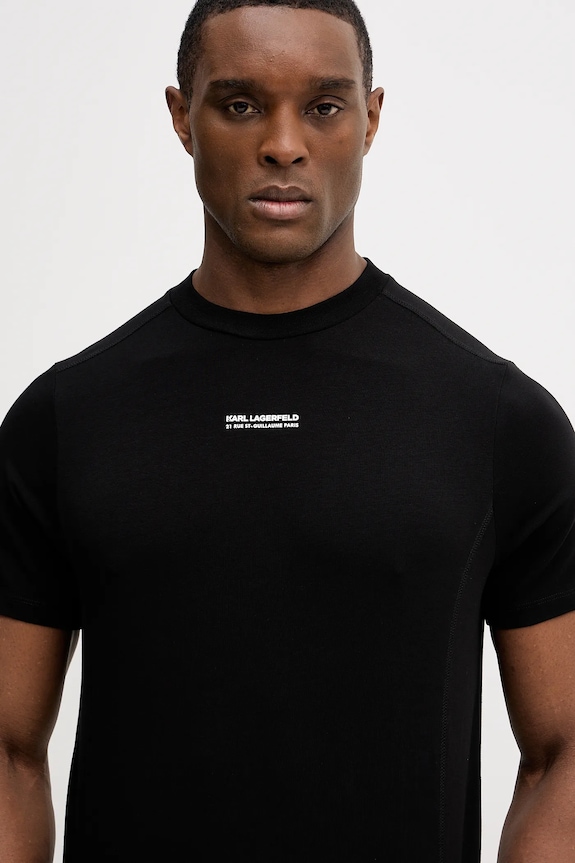 Karl Lagerfeld t-shirt fekete 561221.755042